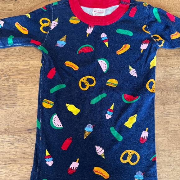 Hanna Andersson Summer Snacks Short John Pajamas - 6/7 - Picture 3 of 5